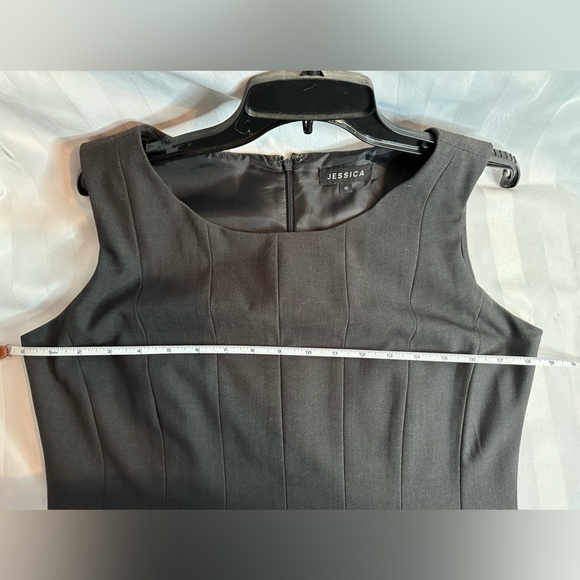 Grey Sleeveless Flared Jessica Dress - Picture 10 of 10